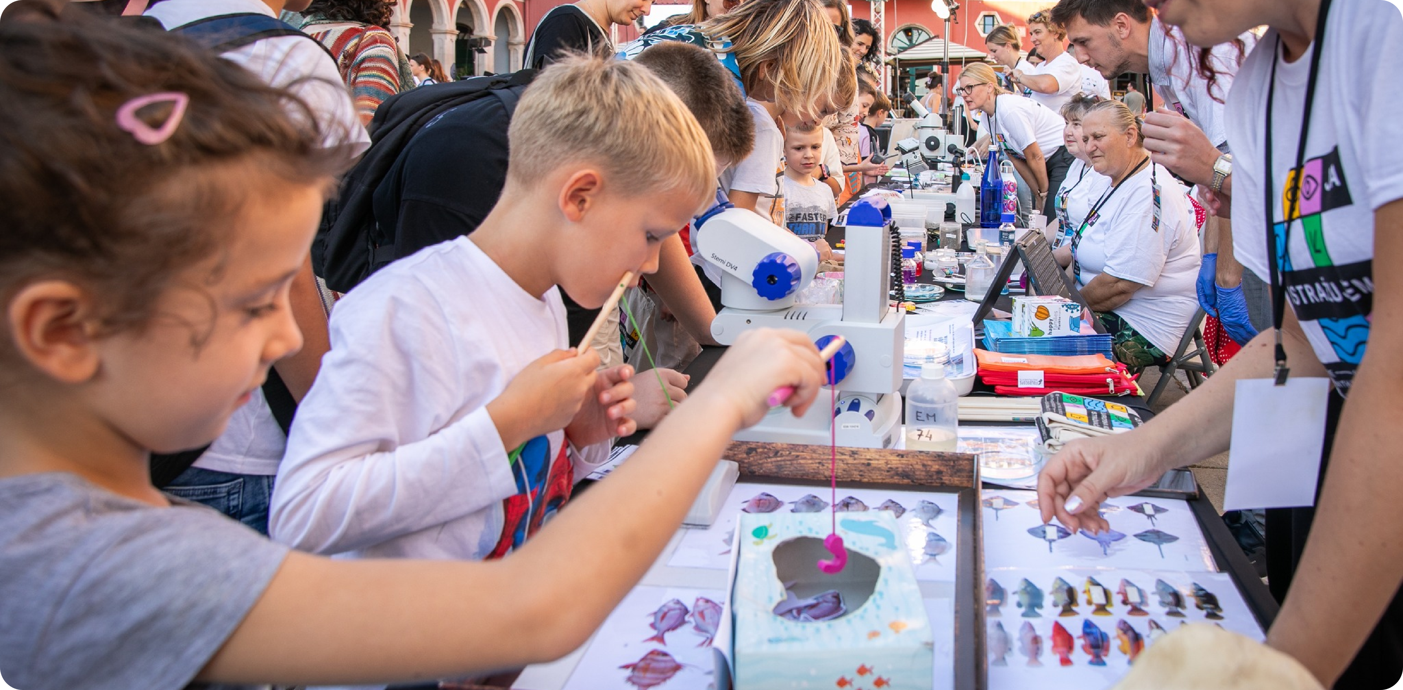 Science Comes To Town features a diverse programme including science festivals, competitions, and outreach events across Kiel, Brest, and Split, three vibrant university cities with strong town-and-gown relations.
